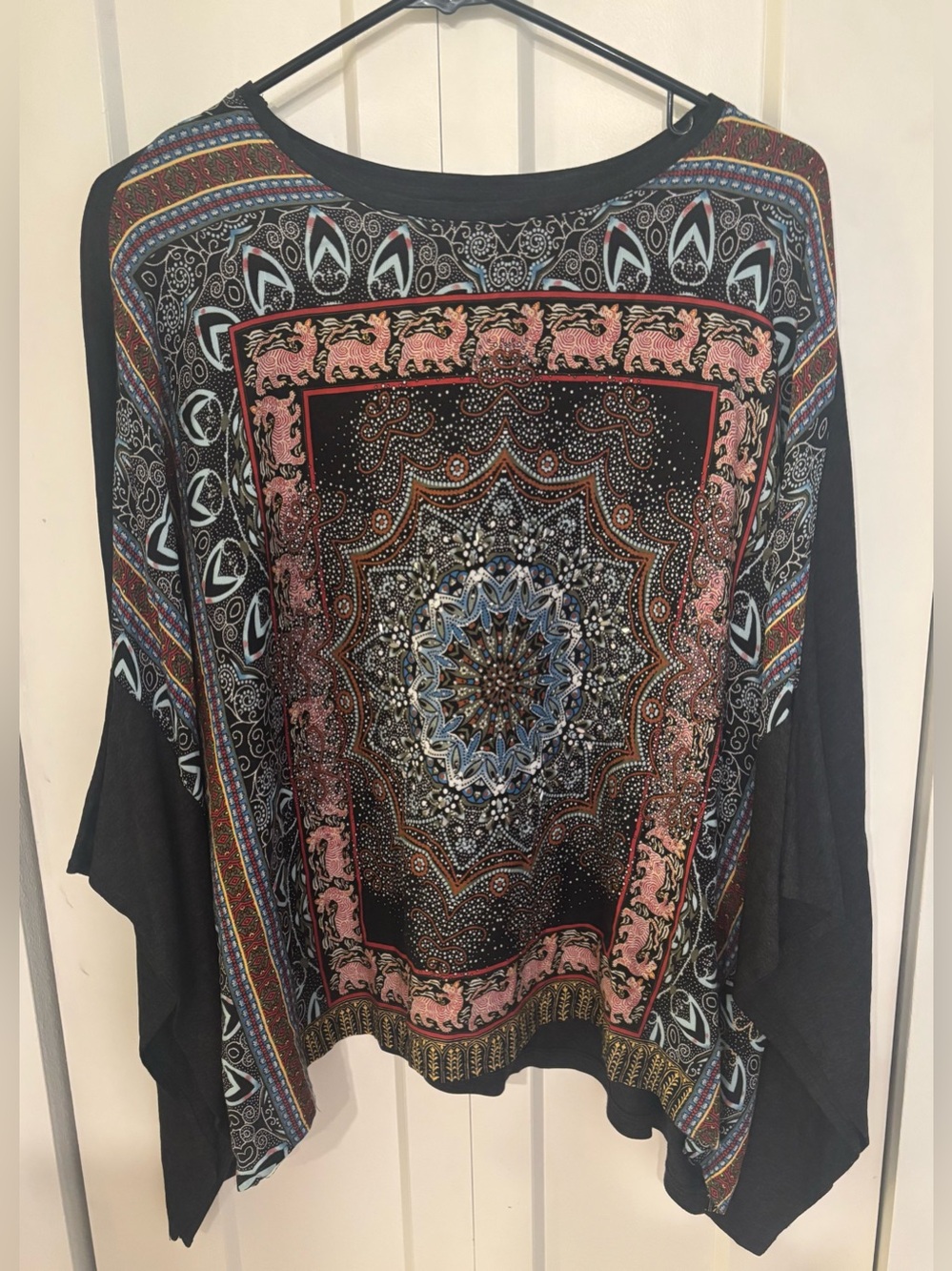 Desigual HINDU PONCHO T-SHIRT - Picture 4 of 10